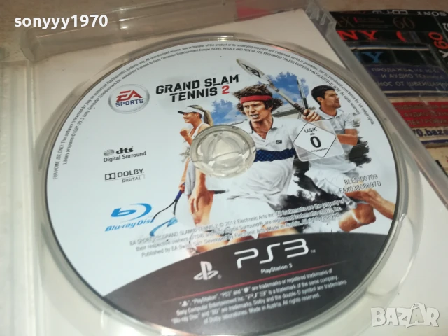 SONY PS3 GRAND SLAM TENNIS 2 GAME 1308251046, снимка 9 - Игри за PlayStation - 51349139