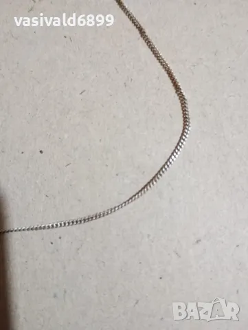 Сребърно синджирче , снимка 3 - Колиета, медальони, синджири - 48253408