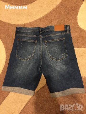 Дамски дънкови панталони H&M M, снимка 4 - Къси панталони и бермуди - 40112449