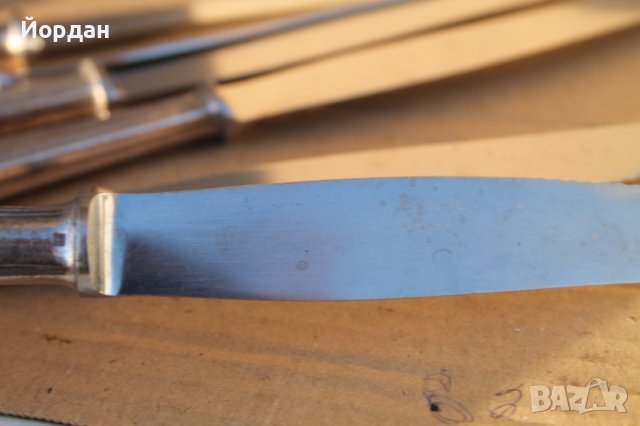 6 броя посребрени ножове , снимка 8 - Други ценни предмети - 44420853