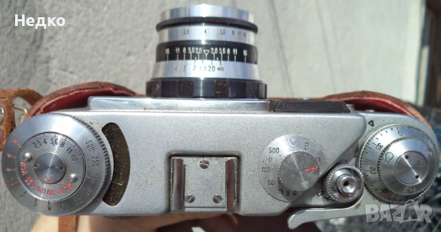 Ретро механичен лентов фотоапарат ФЕД-4, снимка 3 - Антикварни и старинни предмети - 53671541