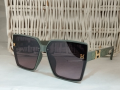 126 Дамски слънчеви очила, авангарден модел с поляризация в зелената гама avangard-burgas