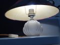 Стара АРТ нощна лампа с порцеланова основа, снимка 9