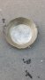 Бакърена медна тава за лютеница/сладко, снимка 1 - Антикварни и старинни предмети - 38762366