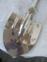 Нова, малка лопатка - шансов инструмент от неръждаема хром никелова стомана,арт,старинна,винтидж, снимка 2
