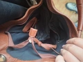 кафява чанта естествена кожа Made in Italy, снимка 2