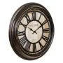 Стенен часовник, Декоративен, Винтидж, Черен/ бронз, 50 см, снимка 1