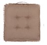 Възглавница за под с ресни, 60x60см, Бежева, снимка 2