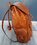 Раница от камилска кожа, снимка 3
