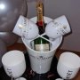 Галванизирана чаша или купа за шампанско виж описанието , снимка 3