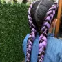 🩷Боксьорски Плитки 🌸Box braids Детски прически Опашки Бохо Туистъри Ариел Къдрици Афро Канекалон , снимка 5