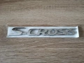 сребрист надпис Suzuki S-Cross, снимка 1