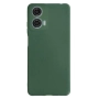 Силиконов кейс iPaky матиран и Протектор  За Motorola Moto G05/E15, Тъмнозелен, снимка 1