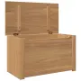 vidaXL Ракла за съхранение с капак PANAMA 79x42x46 см бор масив, снимка 5