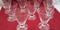 Стъклени чаши чашки купички за мелба сладолед , снимка 1 - Антикварни и старинни предмети - 18588463