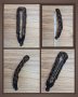 Тъмно кафява шнола за коса тип банан, декорирана с плитка от изкуствена коса., снимка 1 - Аксесоари за коса - 35849743