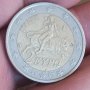 2 Евро 2002год със буква ,,S,,във Звездата много рядка, снимка 1 - Нумизматика и бонистика - 41653904