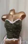 2XL Еластичен корсет камуфлаж с розова дантела , снимка 2