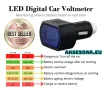 Тестер за акумулатор с Led дисплей Дигитален волтметър за запалка на кола и камион без монтажи мобил, снимка 17