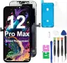 Резервен LCD екран 6.7 инча за iPhone 12 Pro Max с комплект инструменти, снимка 1