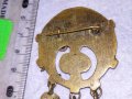 СТАРИННА ВЪЗРОЖДЕНСКА АЖУРНА БОРНЗОВА ОРНАМЕНТИРАНА РЕТРО БРОШКА РЯДКА РЪЧНА ИЗРАБОТКА 38671, снимка 8