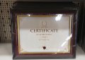 Фоторамка за сертификати , дипломи А4 , снимка 2