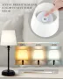 LuminexDesigns Акумулаторна безжична настолна лампа с подвижна преносима магнитна крушка, LED, снимка 3