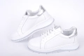 НОВО! Бели спортни обувки с ниска платформа, снимка 1