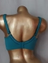 Hunkemoller 75 G Зелен сутиен с бродерия , снимка 4
