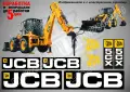 JCB строителна техника и механизация стикери, снимка 2