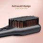 Нов Керамична йонна гореща четка гребен за изправяне на коса Жени Прическа, снимка 2