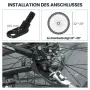 SPORTNOW Велосипедно ремарке 170 литра с теглич, покривало, снимка 9