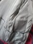 Бежово-сиво дебело зимно яке с естествен пух качулка и топчета ХЛ, снимка 10
