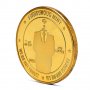 Биткойн монета Анонимните - Bitcoin Anonymos mint ( BTC ) - Gold, снимка 2