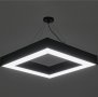 Модерен черен LED плафон, 40W, 4000K, снимка 1 - Лампи за таван - 42486394