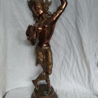 метална статуетка, снимка 1 - Антикварни и старинни предмети - 33889870