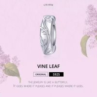 Талисман разделител за гривна Пандора Vine Leaf s925 модел 017, снимка 1 - Гривни - 34480074