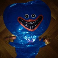 Фолиев балон Хъги Лъги,около 75см, снимка 2 - Надуваеми играчки - 40921105