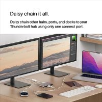 Belkin Thunderbolt 4 Док станция USB-C 96W 8K Дисплей Бърз Трансфер, снимка 5 - Друга електроника - 42561058