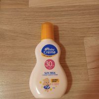 Бебешко слънцезащитно мляко Baby Crema 30spf.Цена-8 лв.Ново., снимка 2 - Козметика за тяло - 40972702