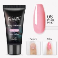 Ново! POLY GEL/Поли гел за изграждане Rosalind 30гр.Гел за изграждане., снимка 9 - Продукти за маникюр - 34704813