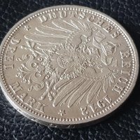3 марки 1912 А Прусия Германия Рядка Сребърна монета, снимка 6 - Нумизматика и бонистика - 39975412