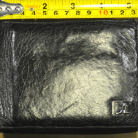 Men's  Genuine High Quality Black Leather Wallet, снимка 2 - Портфейли, портмонета - 44756825