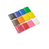 Пластилин в кутия, 12 различни цвята, 750гр, снимка 2 - Пластелини, моделини и пясъци - 44630207