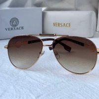Versace VE2236 мъжки слънчеви очила авиатор унисекс дамски, снимка 5 - Слънчеви и диоптрични очила - 41968539