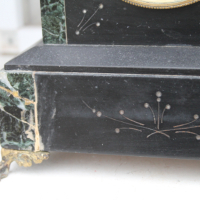 Френски настолен мраморен часовник , снимка 6 - Антикварни и старинни предмети - 44716447