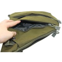 Тактическа чанта за през рамо Defender, Зелена, снимка 2 - Екипировка - 41521162