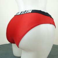 Calvin Klein M/L червена спортна бикина/бански с лека лъскавина, снимка 6 - Бански костюми - 42069448
