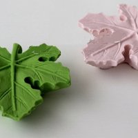 3D Релефно голямо есенно листо силиконов молд форма фондан шоколад гипс , снимка 3 - Форми - 40752313