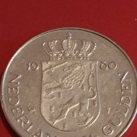 Стара монета 2 1/2 гулдена 1980г. Недерландия за КОЛЕКЦИОНЕРИ 30395, снимка 1 - Нумизматика и бонистика - 44307436